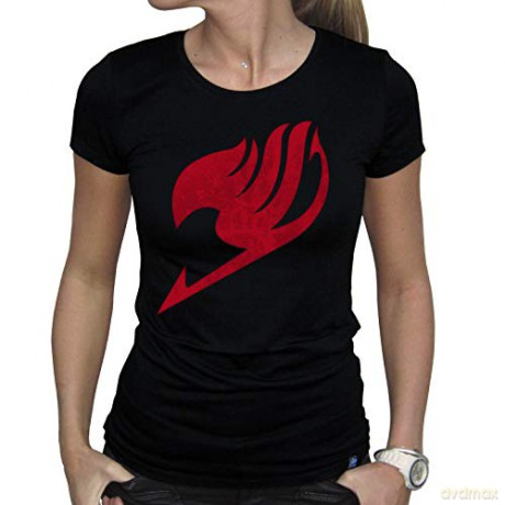 FAIRY TAIL - Tshirt Emblem woman black - basic