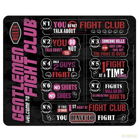 FIGHT CLUB - Mousepad - Fight Club Rules