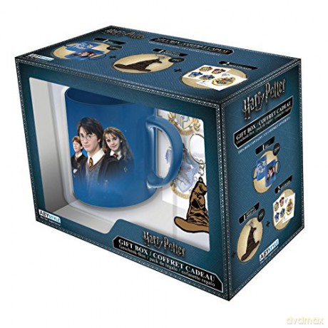 HARRY POTTER Zestaw: Kubek320 ml, Brelok, naklejki Harry Potter