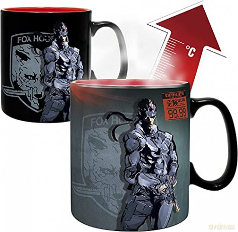 METAL GEAR SOLID - Kubek Heat Change - 460 ml Solid Snake