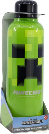 MINECRAFT Butelka ze stali nierdzewnej - 515 ml