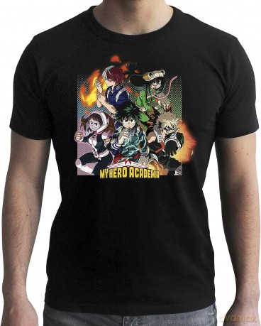 MY HERO ACADEMIA - Tshirt Group man black - new fit