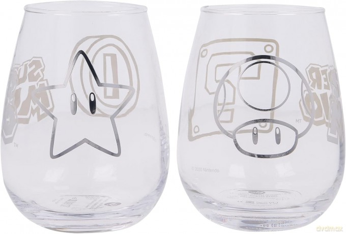 NINTENDO - Zestaw 2 szklanek - 510 ml