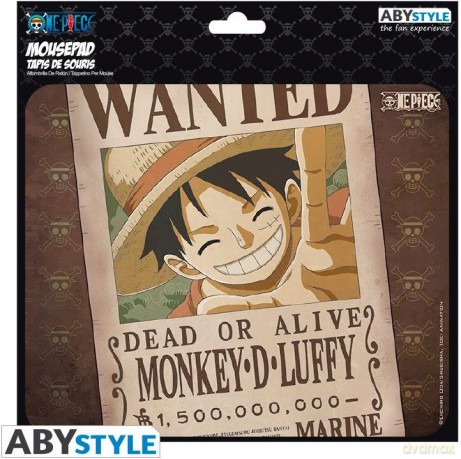 ONE PIECE - Elastyczna podkładka pod myszkę - Wanted Luffy