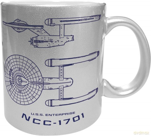 STAR TREK - Kubek - 320 ml - Enterprisei silver