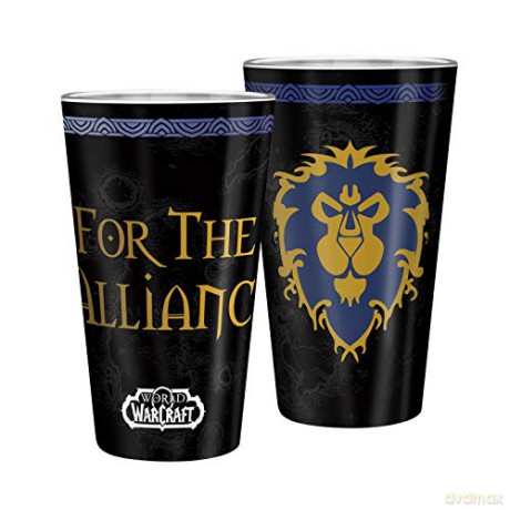 WORLD OF WARCRAFT - Duża szklanka - 400 ml - Alliance