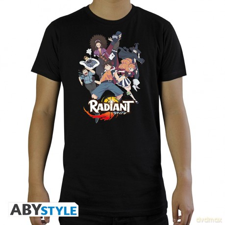 RADIANT - Tshirt Group man black - basic
