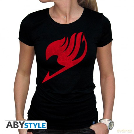 FAIRY TAIL - Tshirt Emblem woman black - basic
