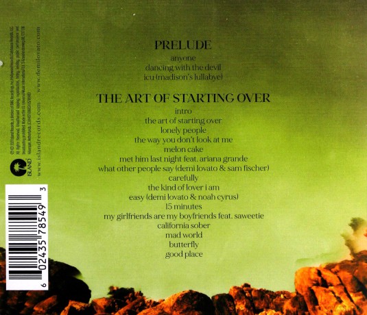 Demi Lovato: Dancing With The Devil The Art Of Starting Over [CD]