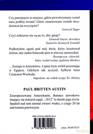1812 Napoleon w Moskwie - Austin Paul Britten [KSIĄŻKA]