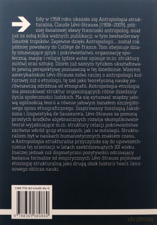 Antropologia strukturalna - Claude Levi-Strauss [KSIĄŻKA]