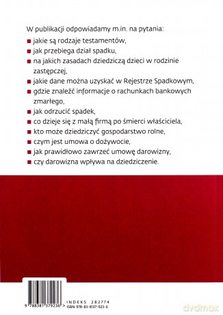Darowizny, testamenty, spadki - Eliza Jamborska [KSIĄŻKA]