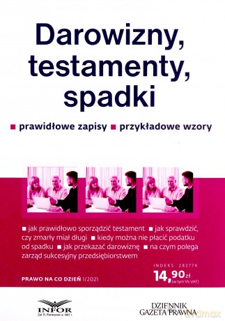 Darowizny, testamenty, spadki - Eliza Jamborska [KSIĄŻKA]
