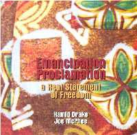 Joe McPhee, Hamid Drake: Emancipation Proclamation a Real Statement Of Freedom [CD]