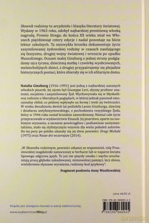 Słownik rodzinny - Natalia Ginzburg [KSIĄŻKA]