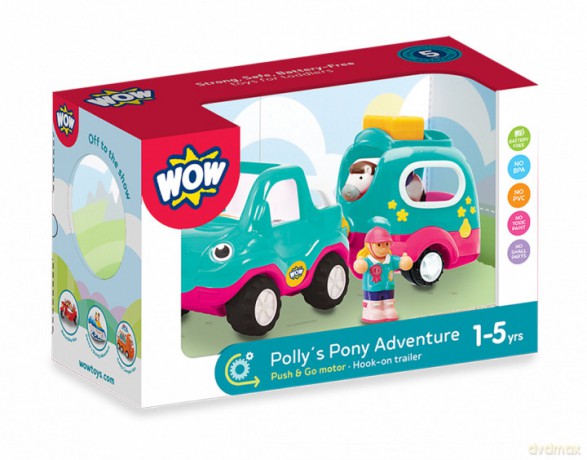 Auto polly z przyczepą