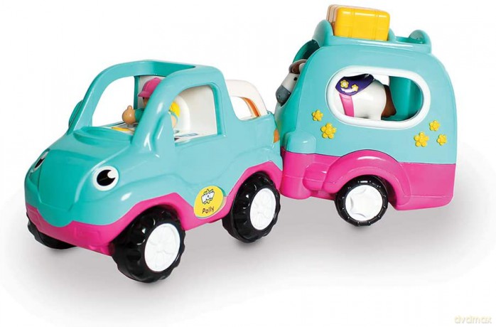 Auto polly z przyczepą