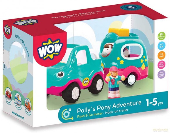 Auto polly z przyczepą