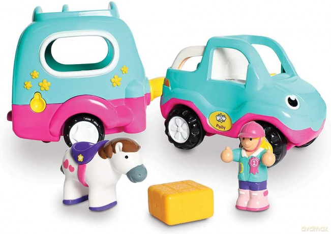 Auto polly z przyczepą