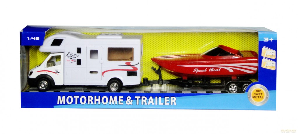 Camper z przyczepą