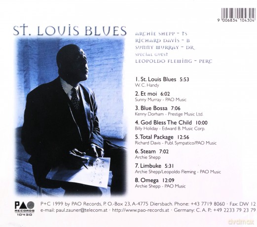 Archie Shepp, Richard Davis, Sunny Murray: St. Louis Blues [CD]