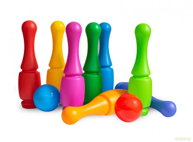 Kręgle średnie w koszyku 409274