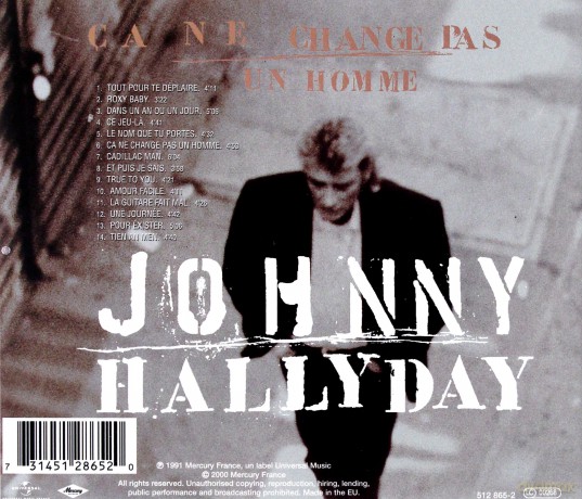 Johnny Hallyday: Ca Ne Change Pas un Homme [CD]