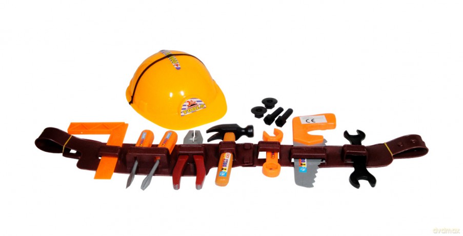 Narzędzia na pasie + kask