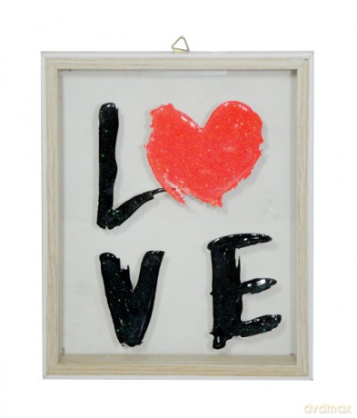 Obraz "LOVE" 20x3