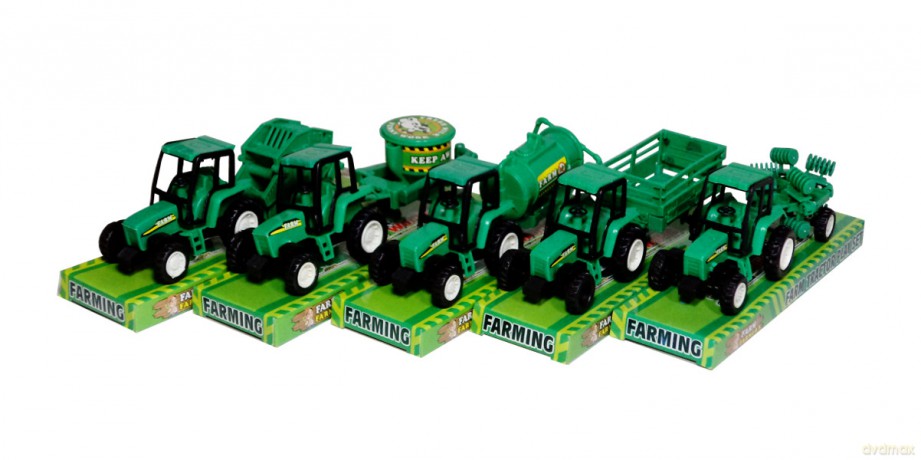Traktor mini z przyczepą