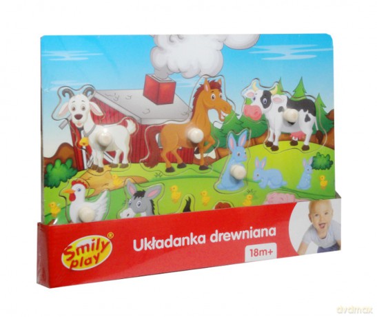 Układanka drewniana