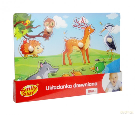Układanka drewniana
