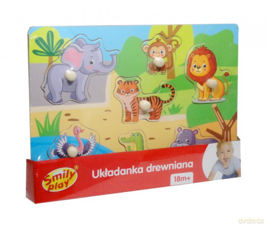 Układanka drewniana