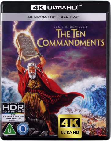 The Ten Commandments (Dziesięcioro przykazań) [Blu-Ray 4K]+[Blu-Ray]