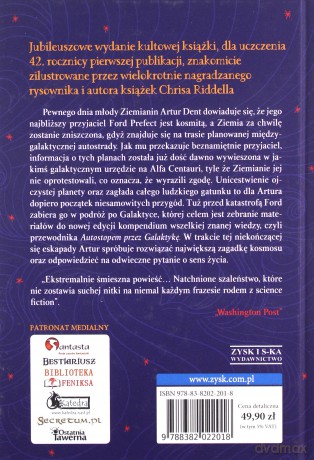 Autostopem przez Galaktykę. Edycja ilustrowana - Douglas Adams [KSIĄŻKA]