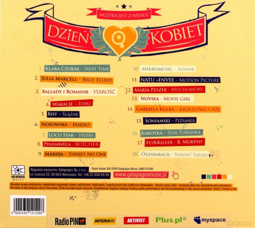 Dzień Kobiet: Muzyka jest z Venus cz. 1 [CD]