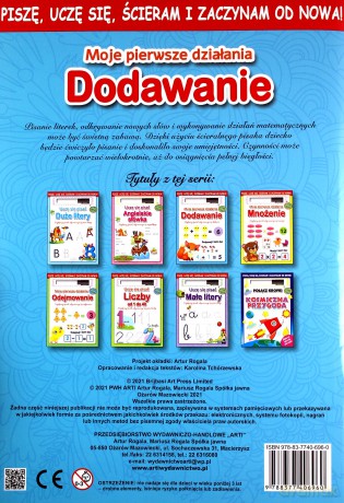 Moje Pierwsze Działania Dodawanie [KSIĄŻKA]