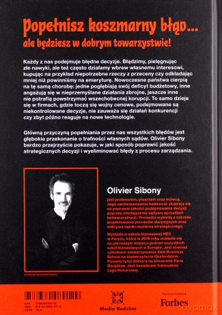 Popełnisz koszmarny błąd! - Olivier Sibony [KSIĄŻKA]