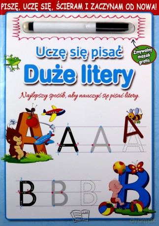 Uczę się pisać. Duże litery [KSIĄŻKA]