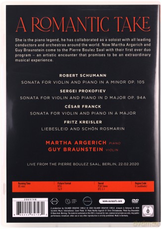 A Romantic Take - Martha Argerich & Guy Braunstein in Concert [DVD]
