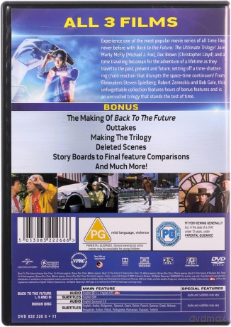 Back to the Future 1-3 (Powrót do przyszłości 1-3) [4DVD]