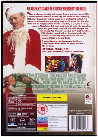 Bad Santa (Zły Mikołaj) [DVD]