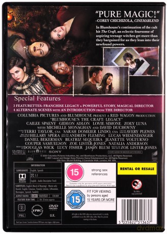 Blumhouse's The Craft - Legacy (Szkoła czarownic: Dziedzictwo) [DVD]