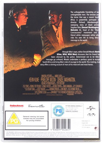 Cry Freedom (Krzyk o wolność) [DVD]