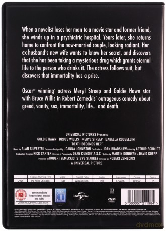 Death Becomes Her (Ze śmiercią jej do twarzy) [DVD]