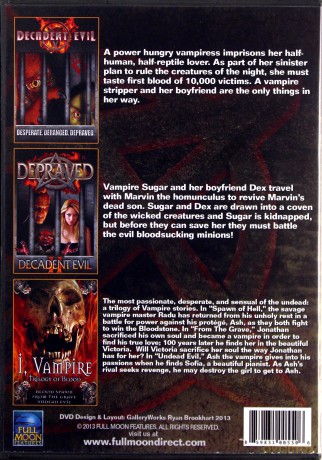 Decadent Evil / Decadent Evil 2 / I, Vampire [3DVD]