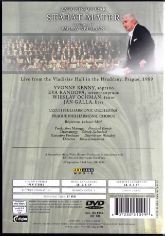 Dvorak: Stabat Mater [DVD]