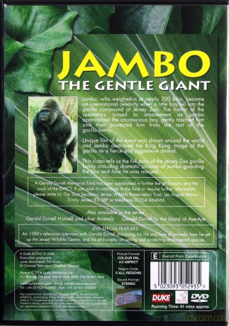 Gerald Durrell: Jambo the Gentle Giant [DVD]