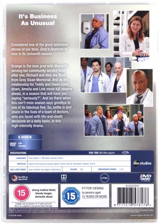 Grey's Anatomy: Season 16 (Chirurdzy) [6DVD]