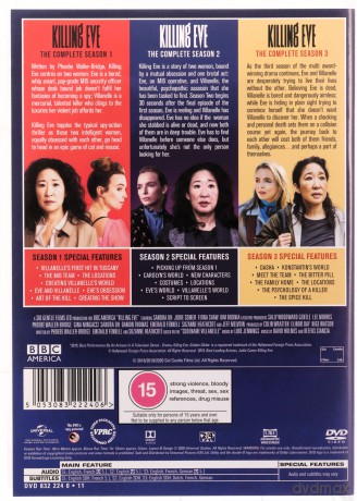 Killing Eve: Season 1-3 (Obsesja Eve) [6DVD]